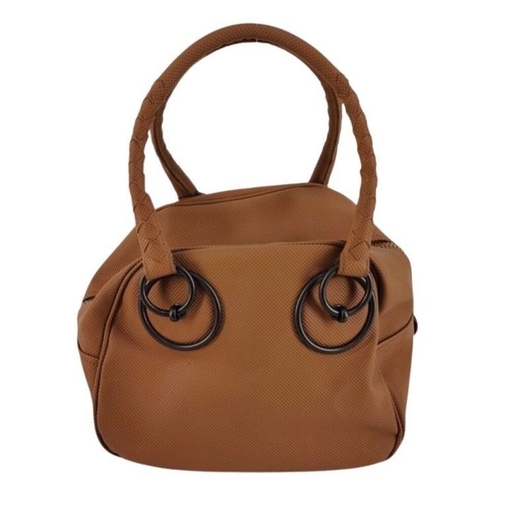 BOTTEGA VENETA Marco Polo handbag, 133156, brown PVC, women's.